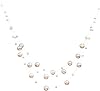 Collar de Perlas Cultivadas de Agua Dulce Calidad A de 3-9mm Mary White para Mujer - Largo Princesa 18 pulgadas 3