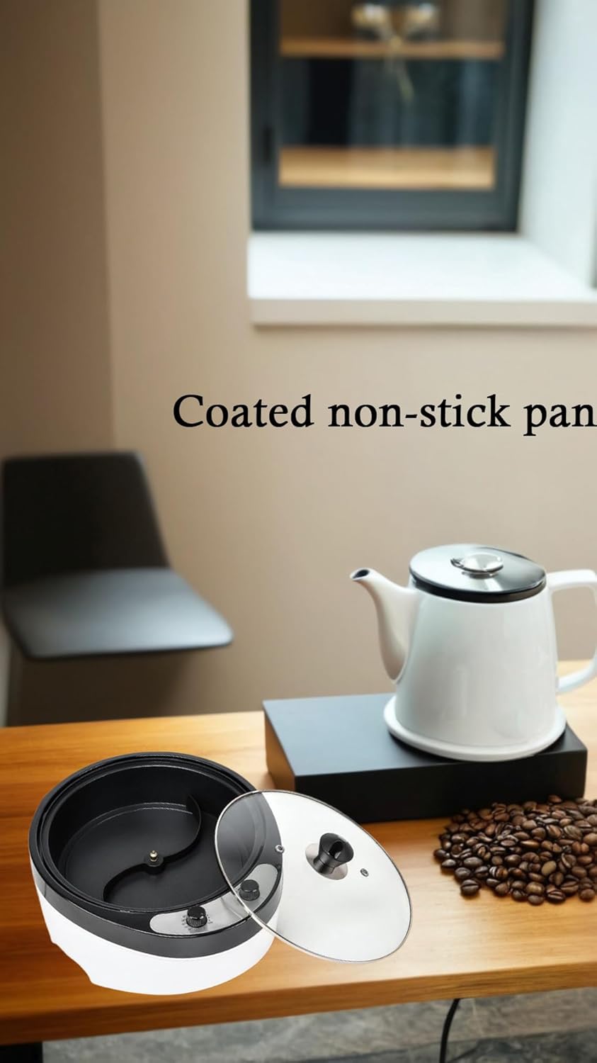 ماكينة تحميص حبوب القهوة الكهربائية