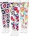 Adorel Leggings Pantaloni Bambina Confezione da 3 Fiore di Magnolia 8-9 Anni (Dimensioni del Produttore 75)