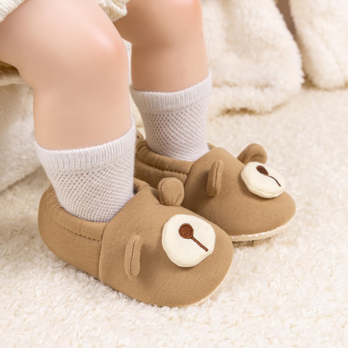 Sawimlgy Zapatos Mary Jane con lentejuelas y corona de princesa para bebés, zapatos planos de ballet para bebés, suela de goma antideslizante, para recién nacidos, para primera cuna