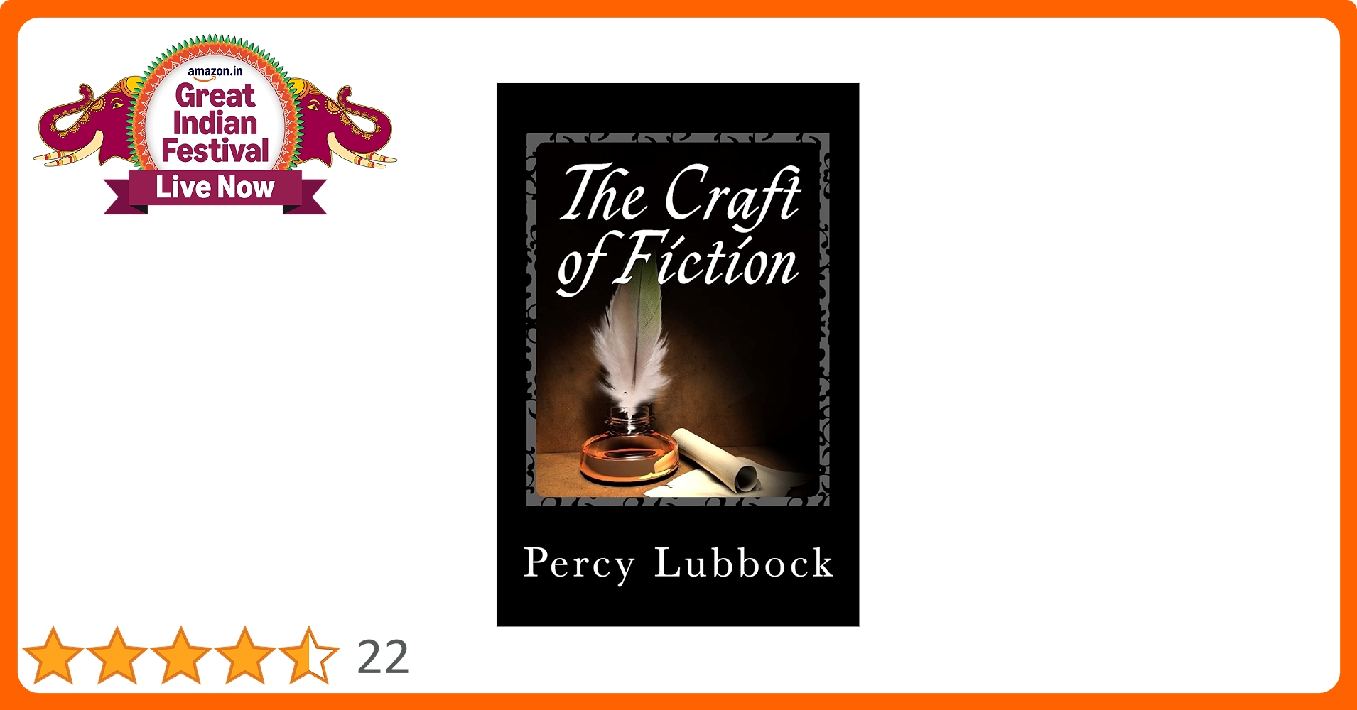 希少　The Craft of Fiction - Percy Lubbock Amazon.com: The craft of fiction: Lubbock, Percy: ספרים