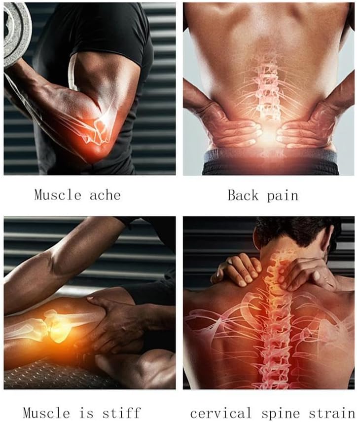 ZhenBaoTian Mini Fascia Gun in use on shoulder