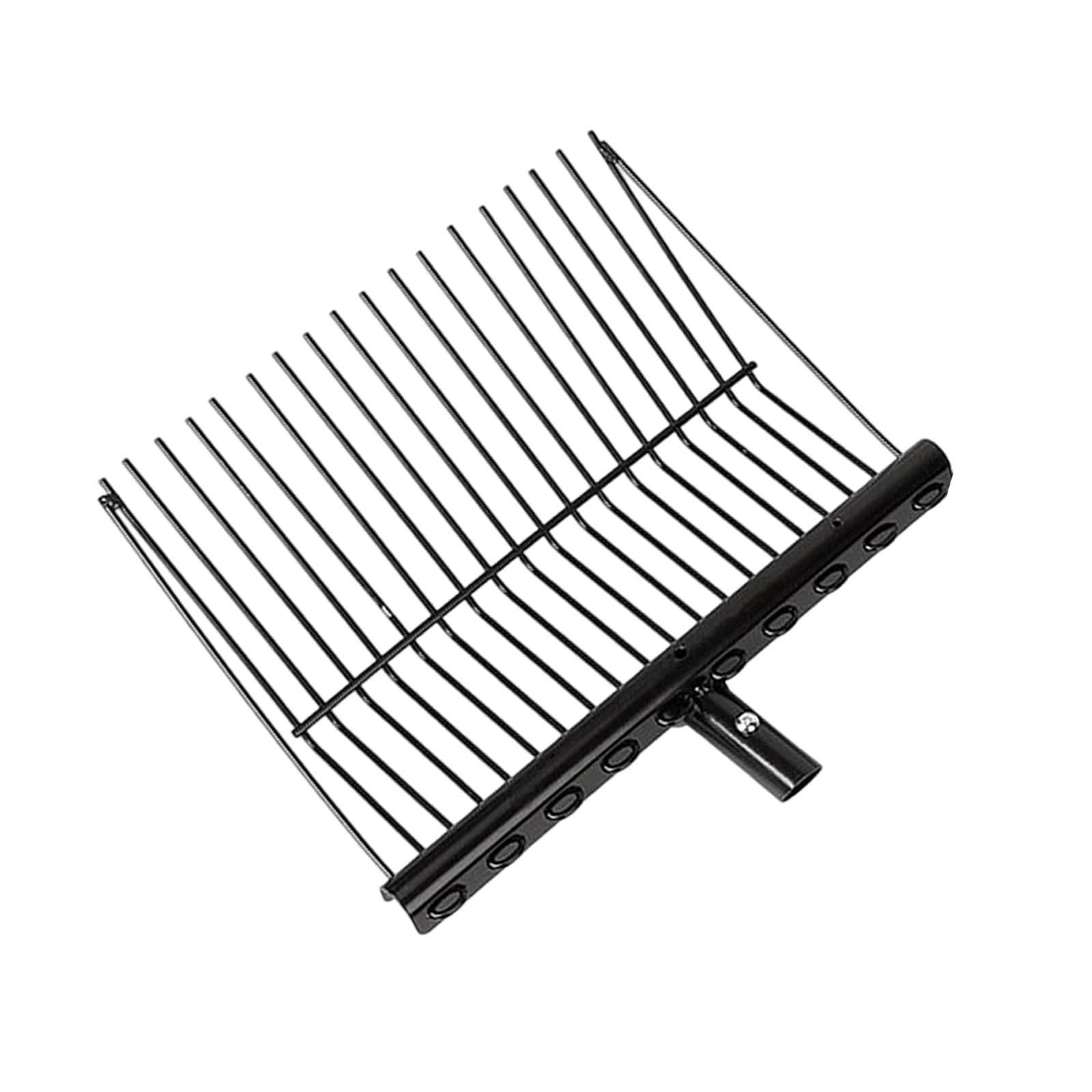 QIAOLIDA Heavy Duty Metal Manures Fork Horse Pitchforks Tool Metal Horse Manures Rakes For Horses Stable