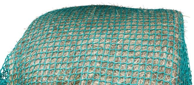 Kerbl Futtersparnetz, 2,5 x 2,5m Maschenweite 4,5, grün