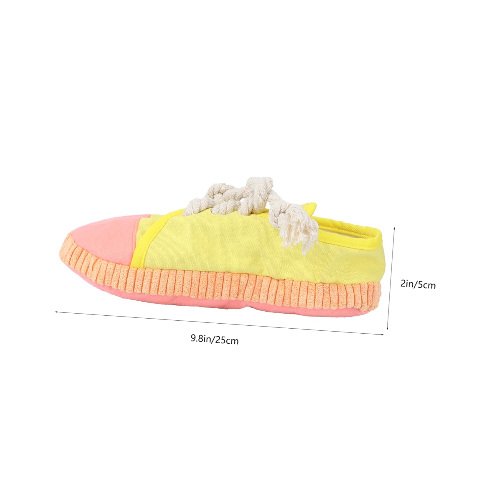 Toddmomy 3piezas Juguete para Mascotas Sonido Juguete Forma De Pantufla para Perros para Masticar y Limpiar Dientes Resistente y Duradero
