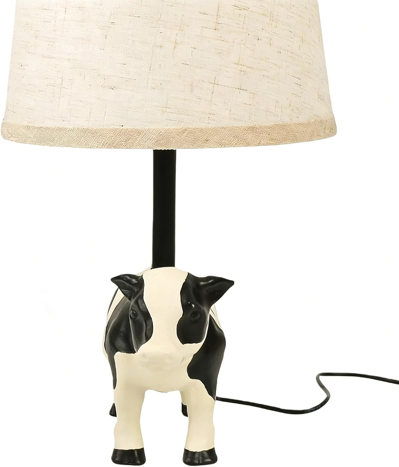 Cow Lamp - Desktop Decoration,USB-Powered Western Rural Style Cow Desk Lamp | for Bedside, Kids Room, Nursery, Dorm, Apartment, Reading, Workplace