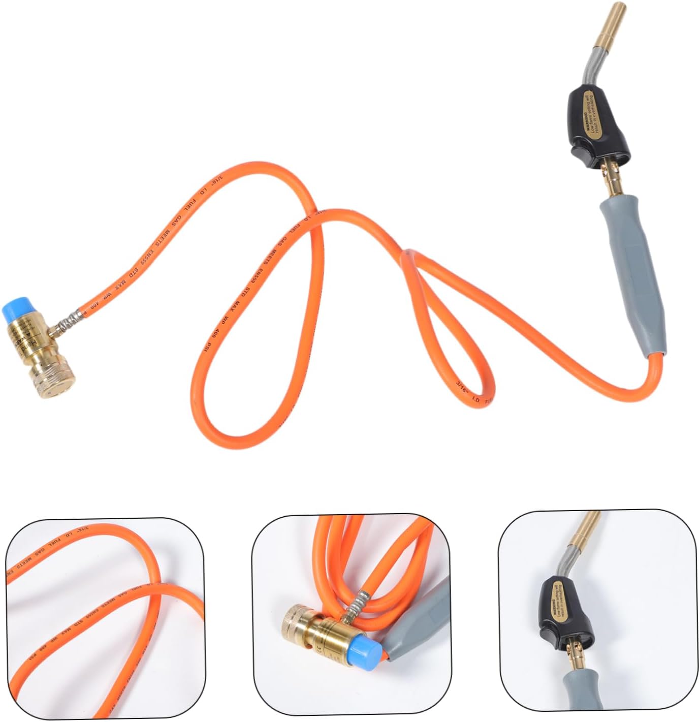 Alipis 1Set Propane Torch Kit with Welding Gas Torch for Heating Soldering Repairing High Pressure Hose Included for Home and Professional Use