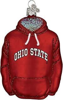 Old World Christmas Ohio State Buckeyes Glass Blown Ornaments for Christmas Tree Hoodie