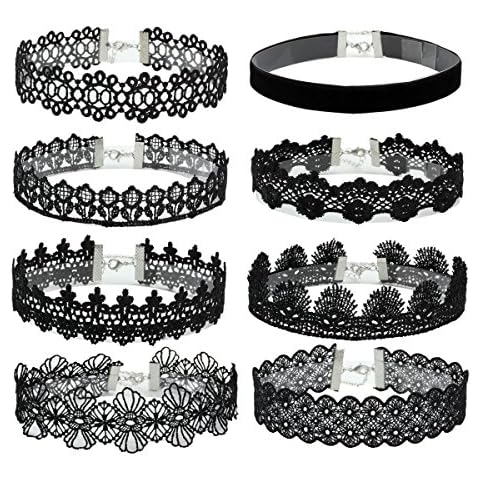 Eigso Gothic Tattoo Lace Choker Set Cover