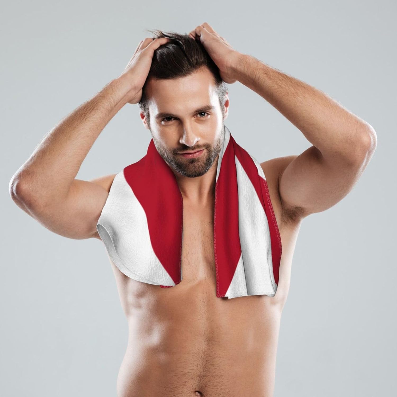 Alabama State Flag Print Hand Towels for Kitchen, Decorative Bathroom Towels Decor Farmhouse Cute for Men Women Gifts