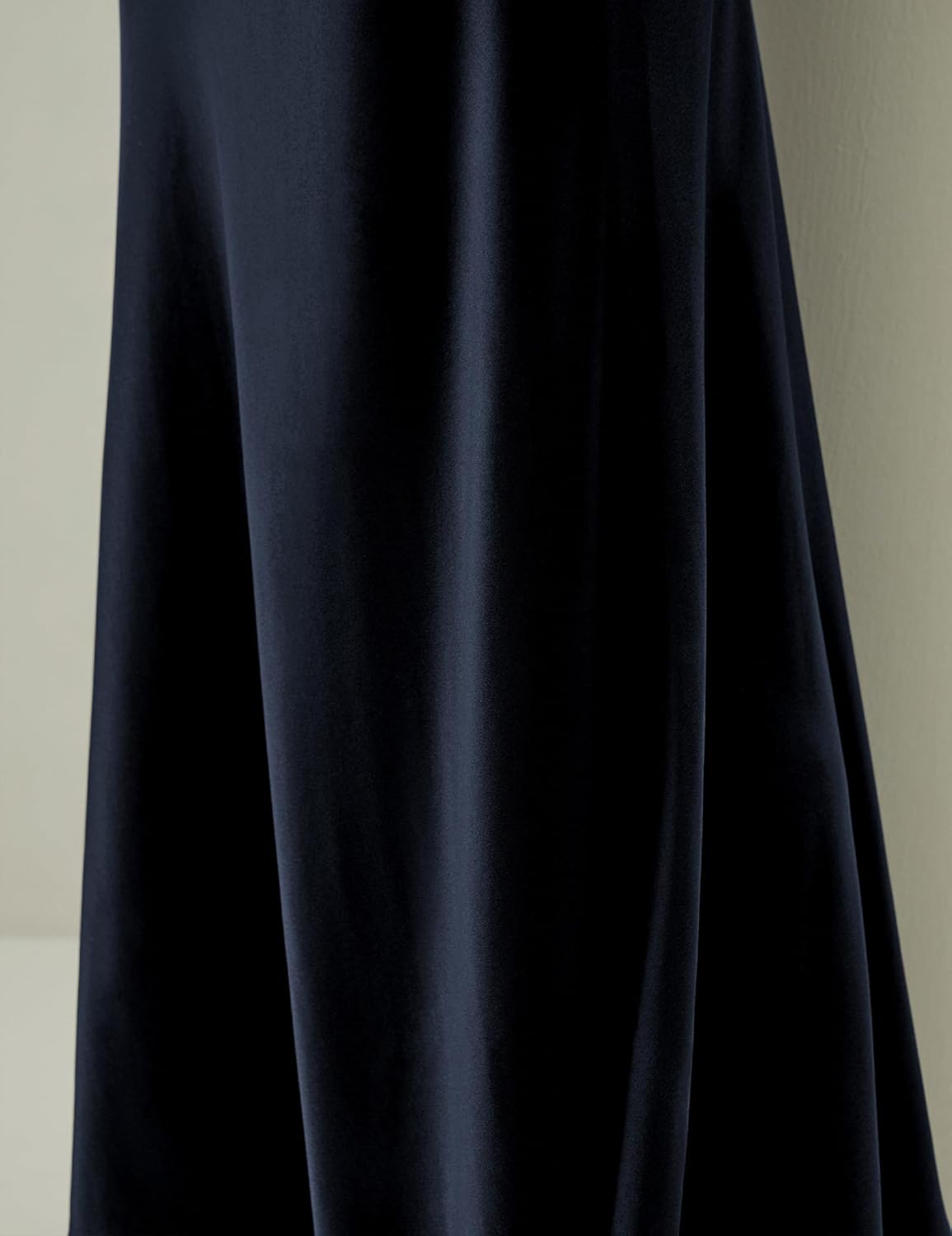 LilySilk Women Double-Faced 100% Silk Charmeuse Maxi Skirt Glossy Solid Micro Flare Straight Ladies Skirt for Party Work - Image 5