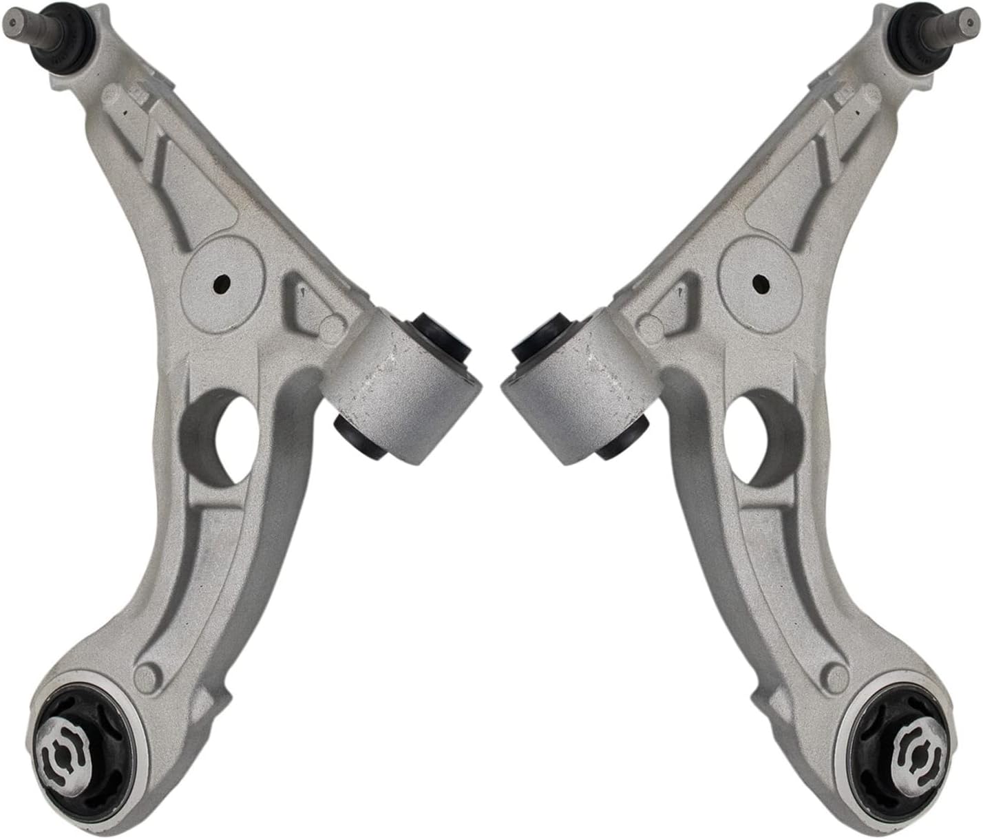 TRQ Front Lower Control Arm with Ball Joint Set Compatible with 2015-2017 Chrysler 200 2013-2016 Dodge Dart