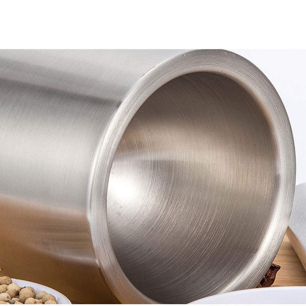 Mortar Pestle Set Mortar and Pestle Smasher Stainless Steel Household Grind Mortar Bowl Manual Mash Pot Kitchen Masher Mortarce Vanilla Seed Salt Easy to Use forc