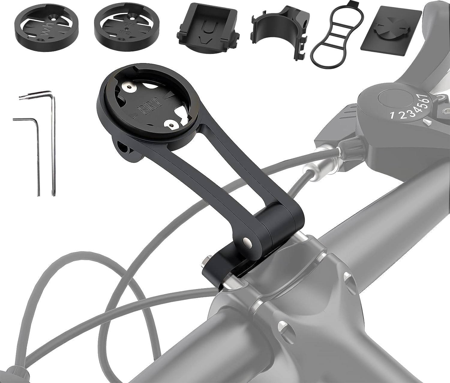 Supporto Bici BSSOK Per Attacco Vange SL7 - Esterno Per Garmin, Wahoo, Bryton