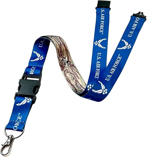 Miniatura 8 de Cordón de la Marina de los Estados Unidos con separación de seguridad  Soporte de insignia militar con hebilla desmontable llavero para tarjetas de