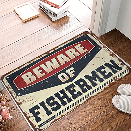 Décoration de porche de printemps tapis d'automne humour pêche de 65x90 - 2