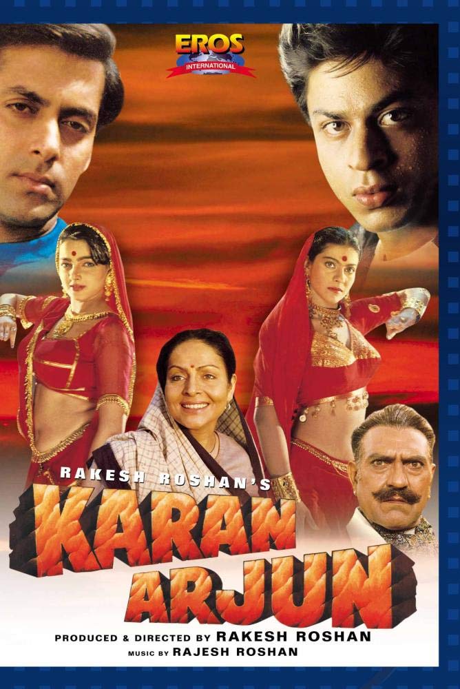 Karan Arjun Rakhee Gulzar, Salman Khan, Shah Rukh Khan