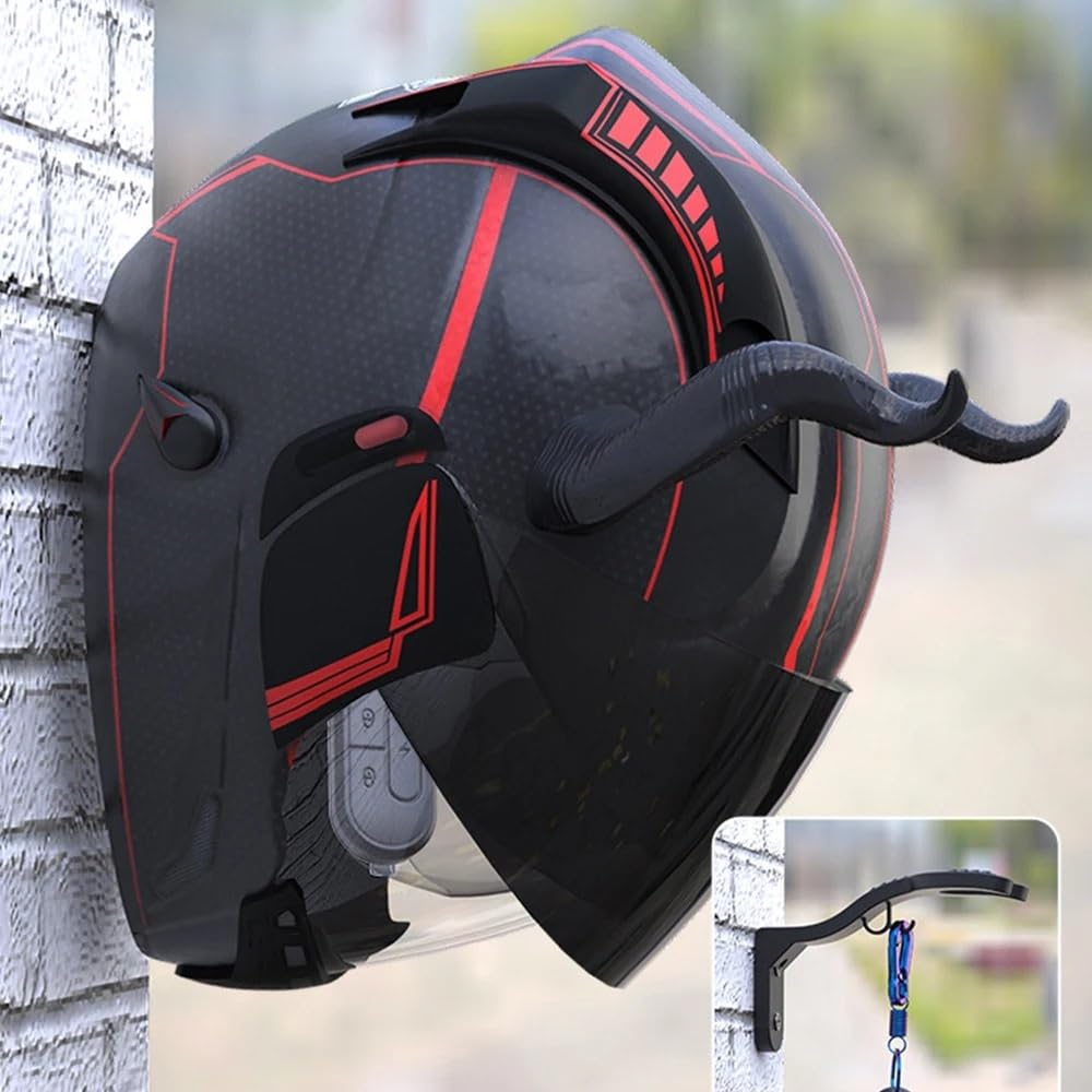 Helmhalterung Wand 10-1 PCS Motorradhelm-Hakenständer Mehrzweck-Hakenaufhänger Home Gepäckjackenhalter Küchenschrank Regal Wandhalterung Haken