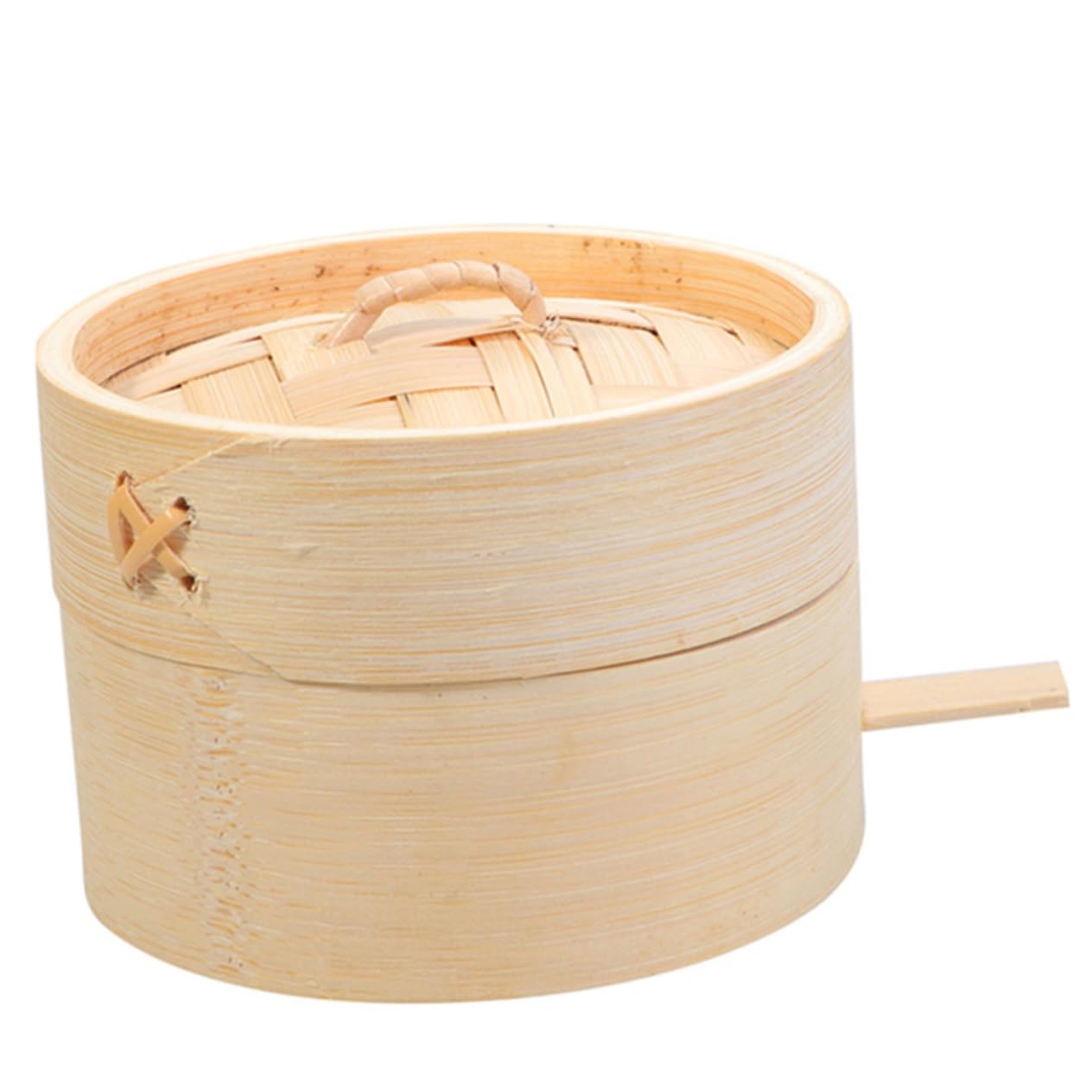 Alipis 3 Sätze Knödel Dampfgarer Chinesischer Dampfer Kleiner Dampfer Dampfkorb Holz Dampfkörbchen Gemüse Dampfgarer Gemüsedampftopf Hühnerdampfer Bambus Chinesischer Stil Abalone