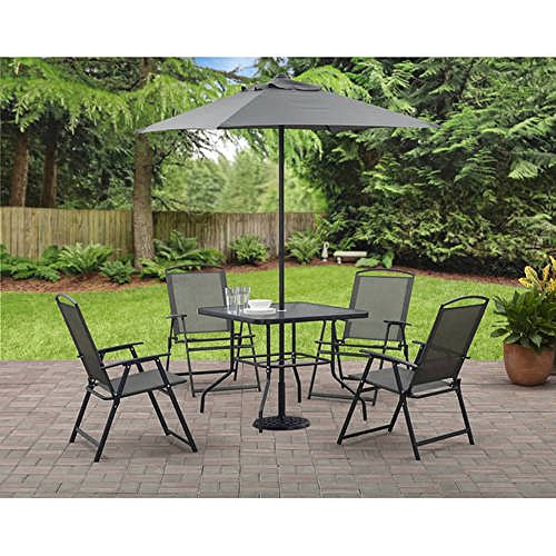 Mainstays Albany Lane 6-Piece Folding Dining Set