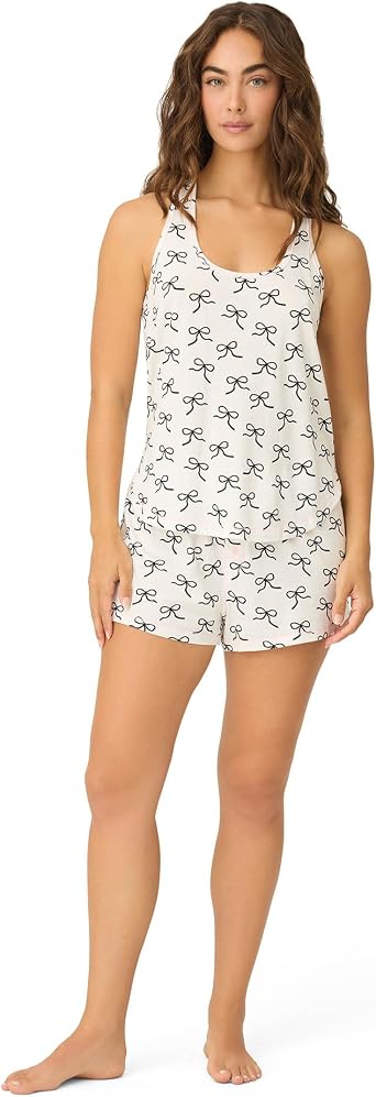 PJ Salvage Womens Cool Touch Jersey Tank 2-piece Pj Set