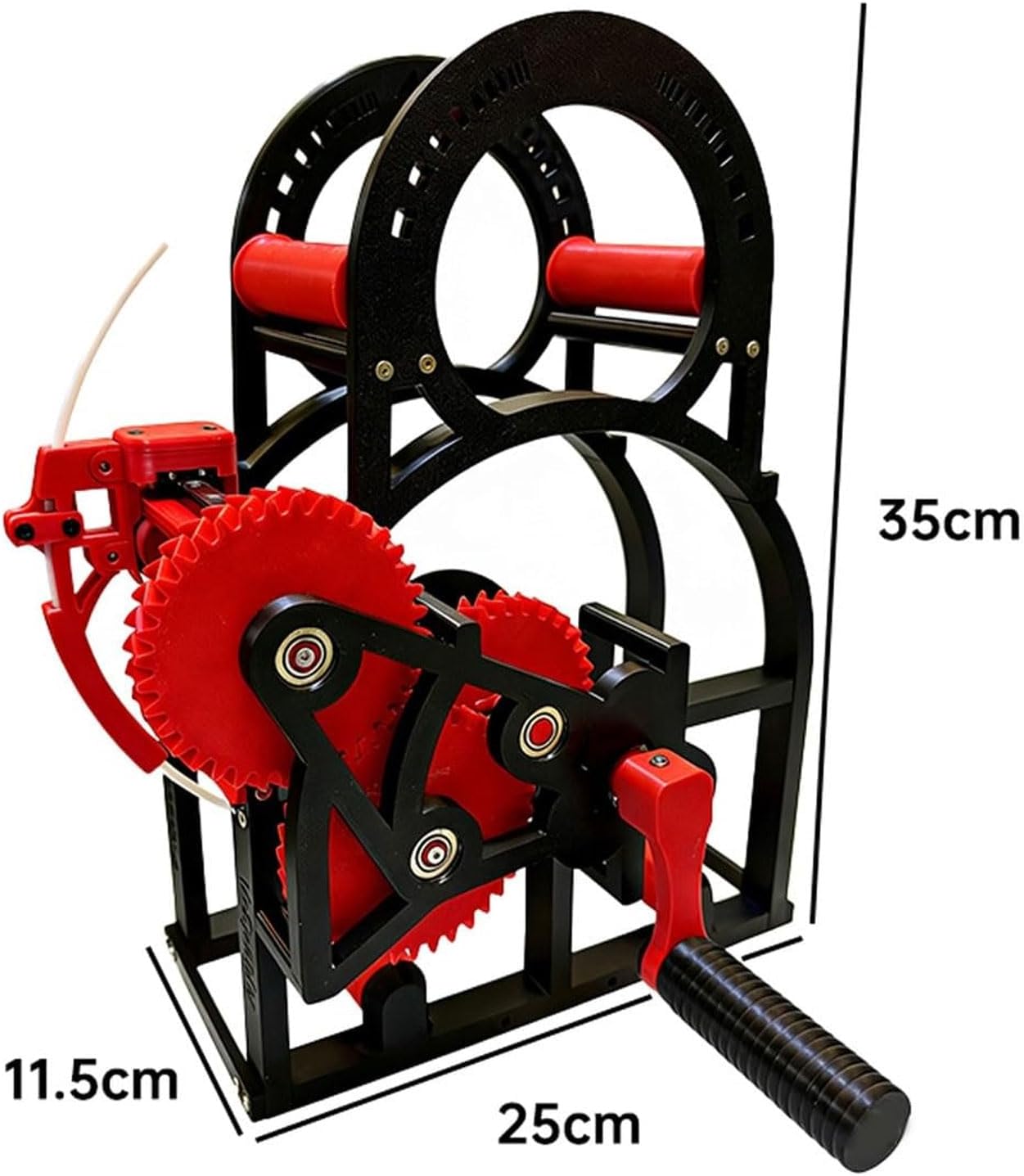 3D Filament Respooler, Manual Spool Winder with Without Tangling, 1kg Spools Capacity, Detachable Modular Design, for 3D Printing Enthusiasts, Welders, Textile Artists