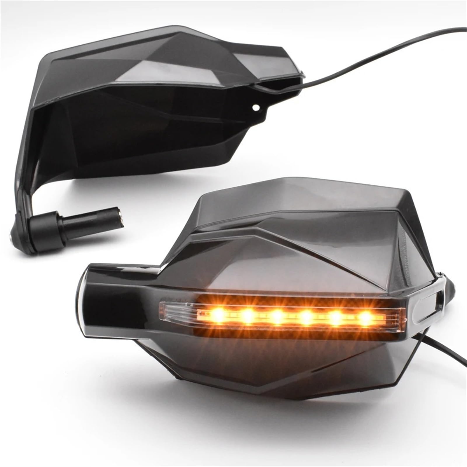 Osłony dłoni motocyklowych Osłony dłoni motocyklowych Osłona wiatroszczelna System Proguard Guard Gear + LED do HONDA XL1000V Varadero YAMAHA Uchwyty motocyklowe