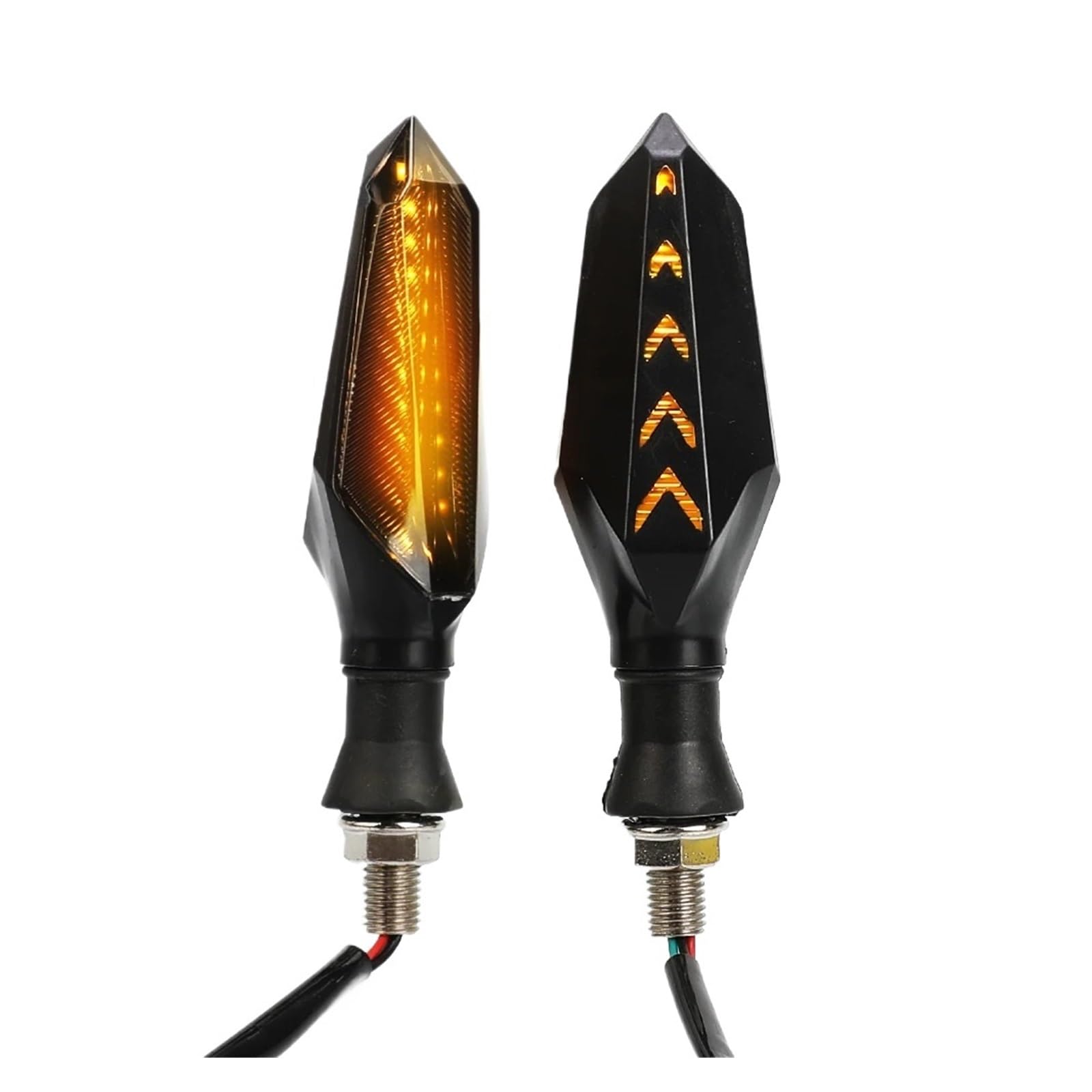 12 indicatori direzione LED lampeggianti anteriori Indicatoris Motos