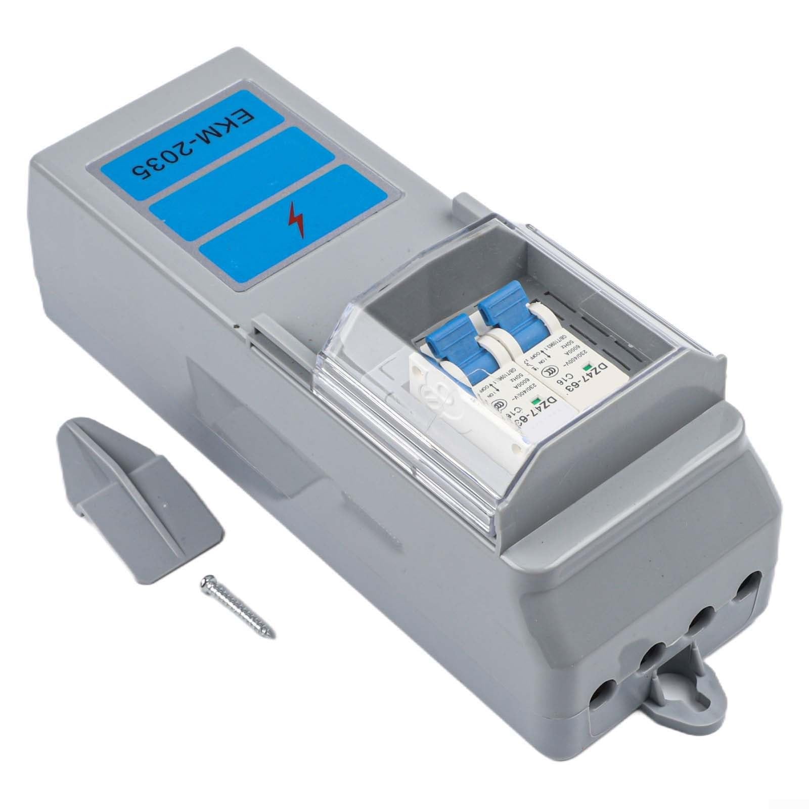 Caja de interruptores EKM2035 que evita averías por humedad en cables de 50 mm²
