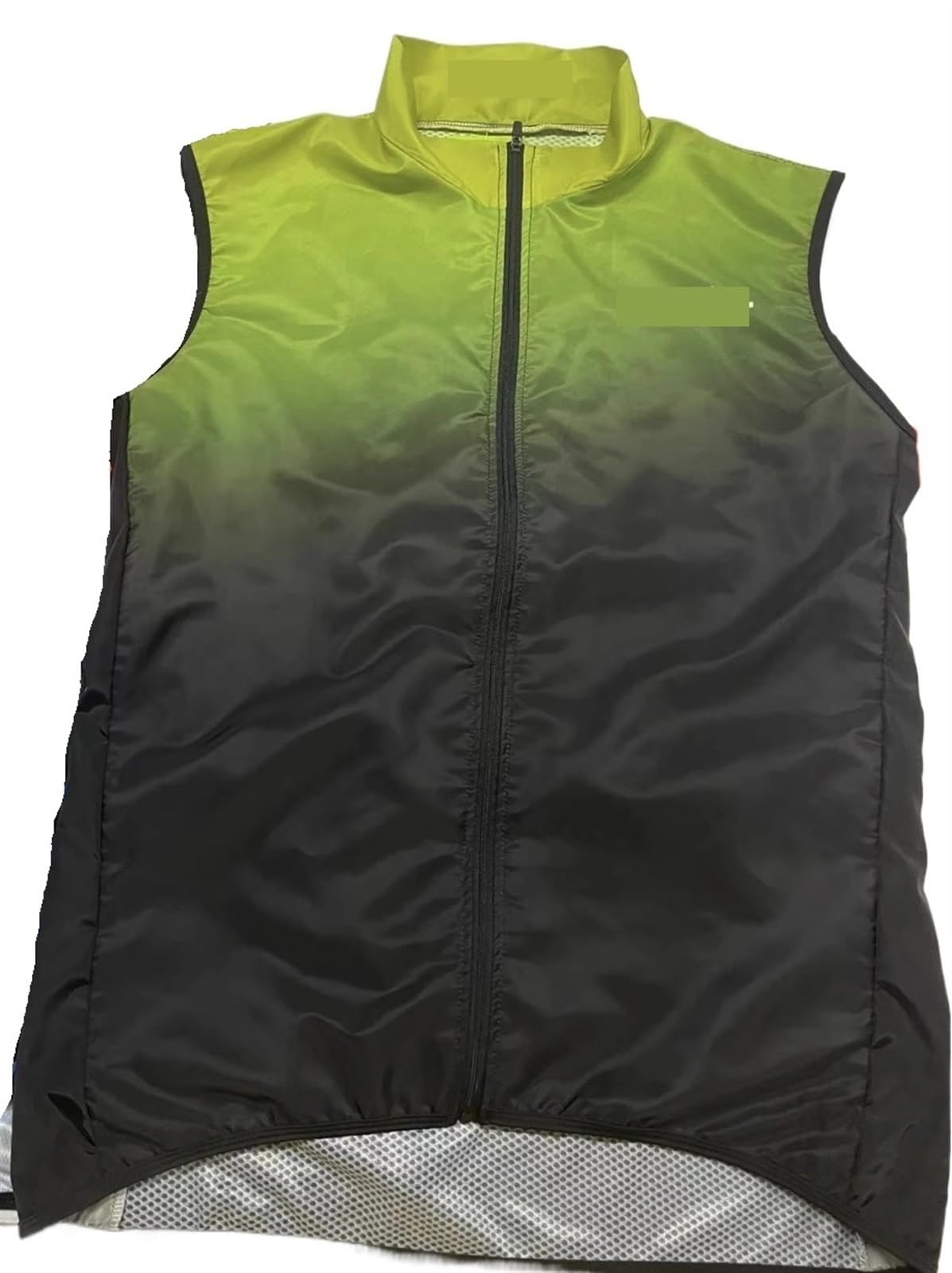 Smanicato Ciclismo Gilet Senza Maniche for Ciclismo, Antivento e Impermeabile, Traspirante, con Tasche, Abbigliamento for Bici da Strada, Gilet di Sicurezza for Uomo(Green,5XL)