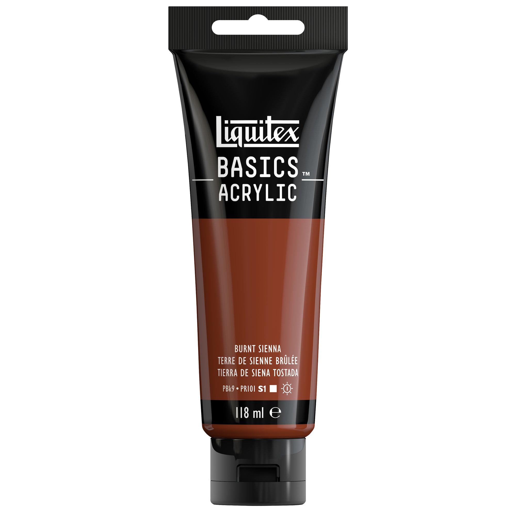 LIQUITEX Basics Acrylic Paint, Mars Black, 118 ml Tube — view 128