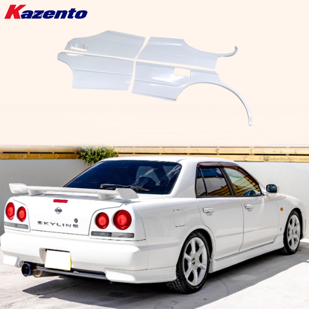 Amazon | Kazento for 日産スカイラインR34 GTT 4ドア専用 FRP未塗装