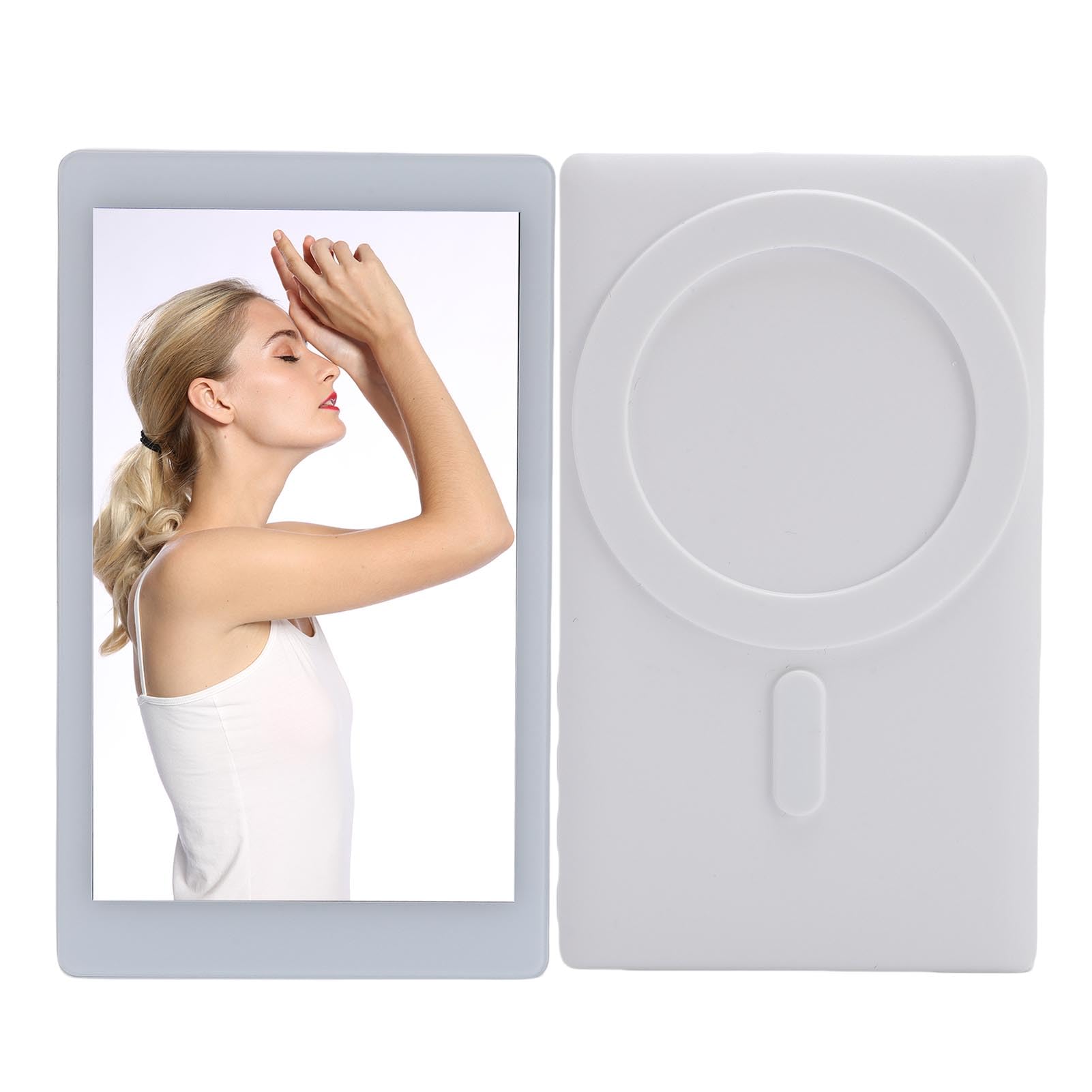Tosuny 4in Phone Vlog Selfie Check Screen, Magnetisch Kabellos, für (White)