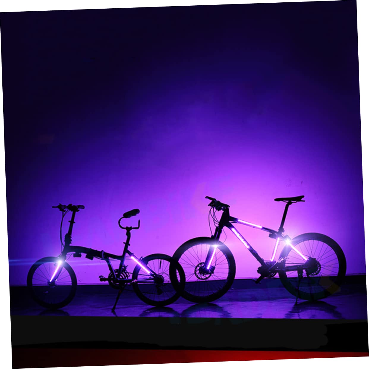 BESPORTBLE Bike Spoke Light Led Frame Light 5 Colors and 8 Modes Bike Decoration Easy Install