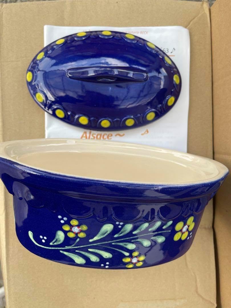 アルザス陶器 テリーヌオーバル2点セットになります。 アルザス陶器