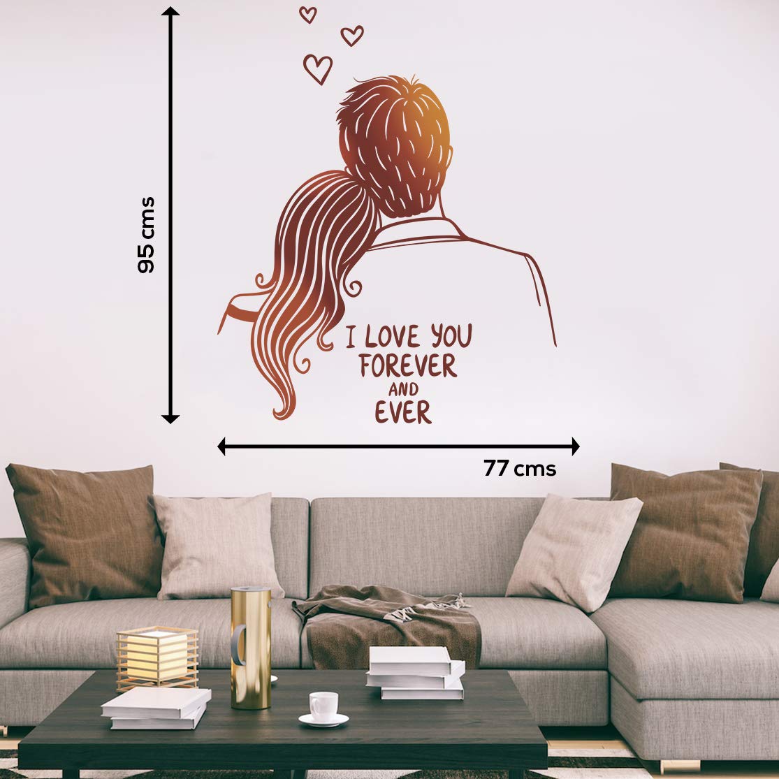doodadLove Forever Wall Sticker for Living Room