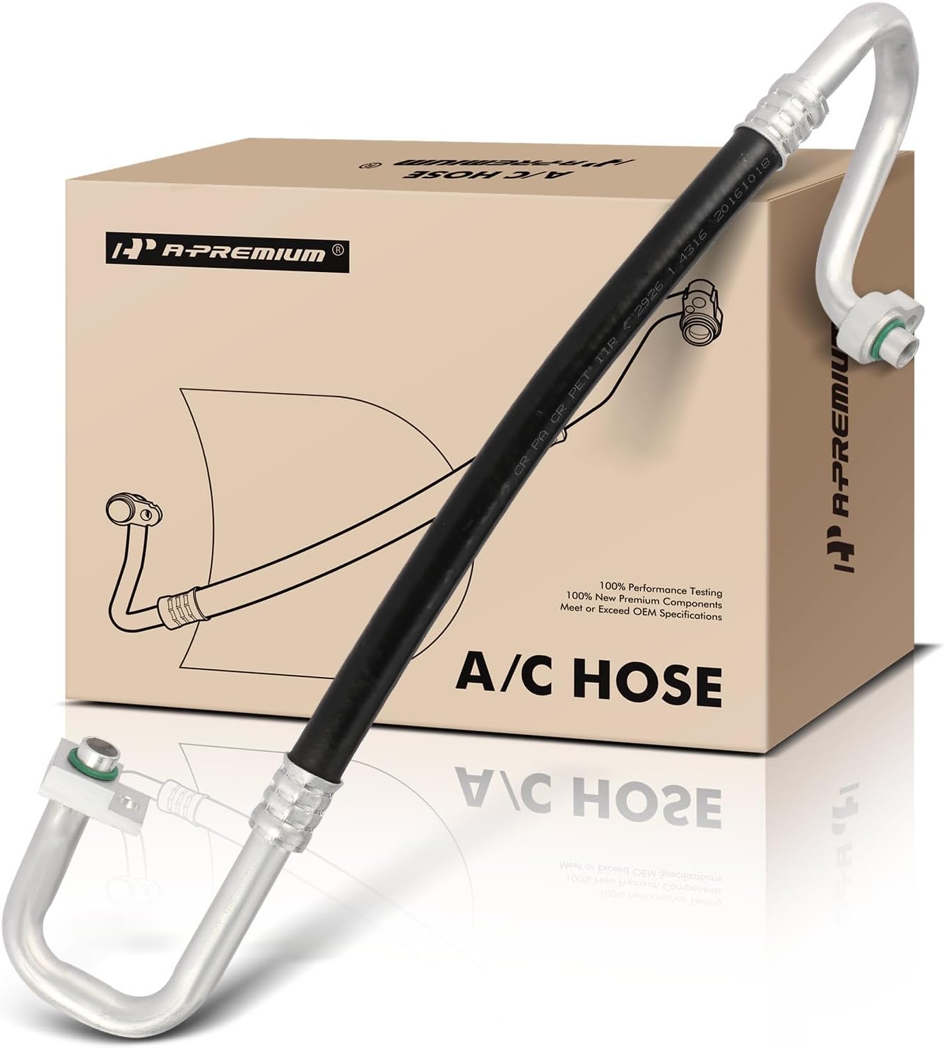 A-Premium A/C Suction Line Hose Assembly Compatible with Buick 2013-2020 Encore & Chevrolet 2013-2022 Trax, 1.4L 1.8L, Compressor to Evap