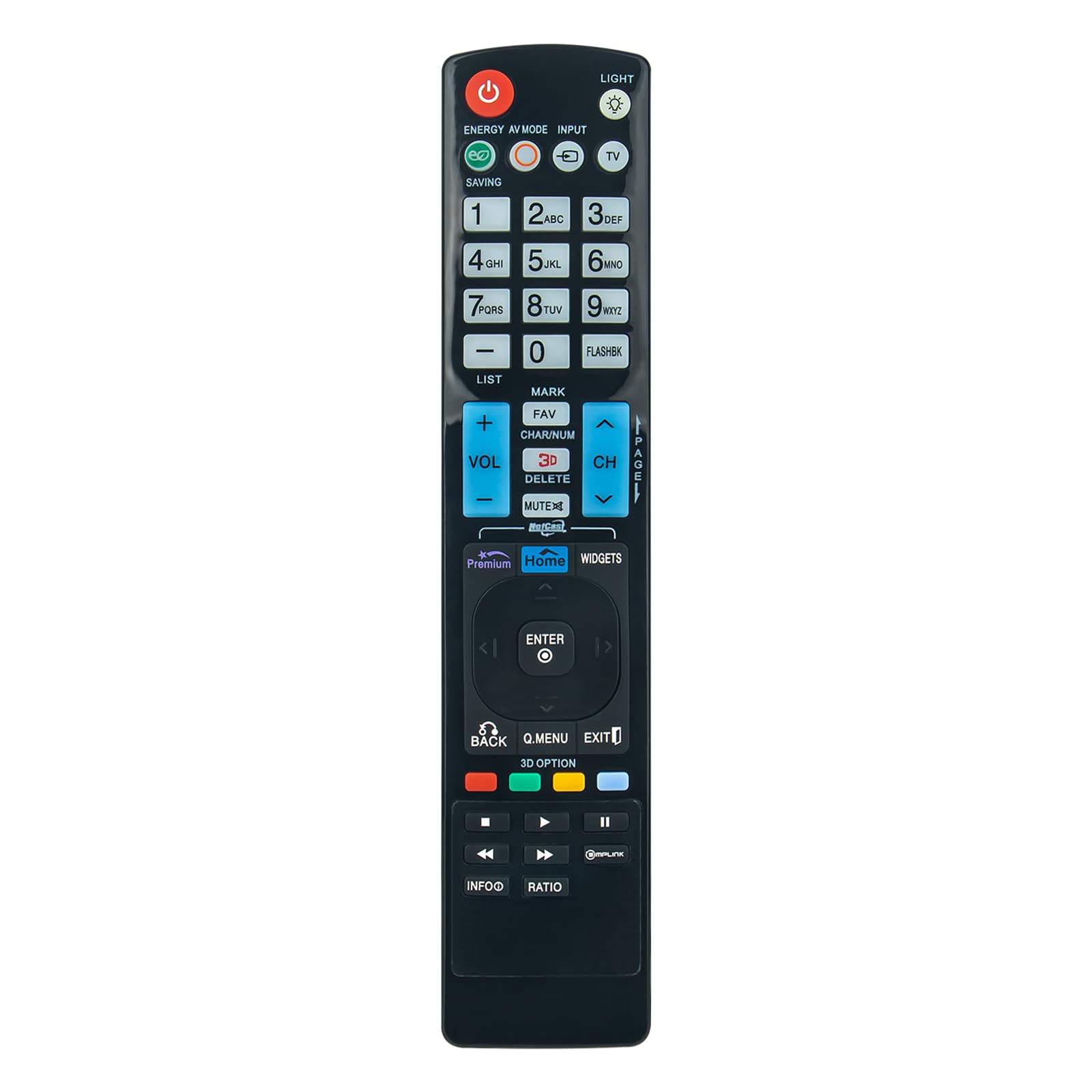 Télécommande AKB72914041 ROLLGAN remplace le boîtier perdu de TV LG - 5