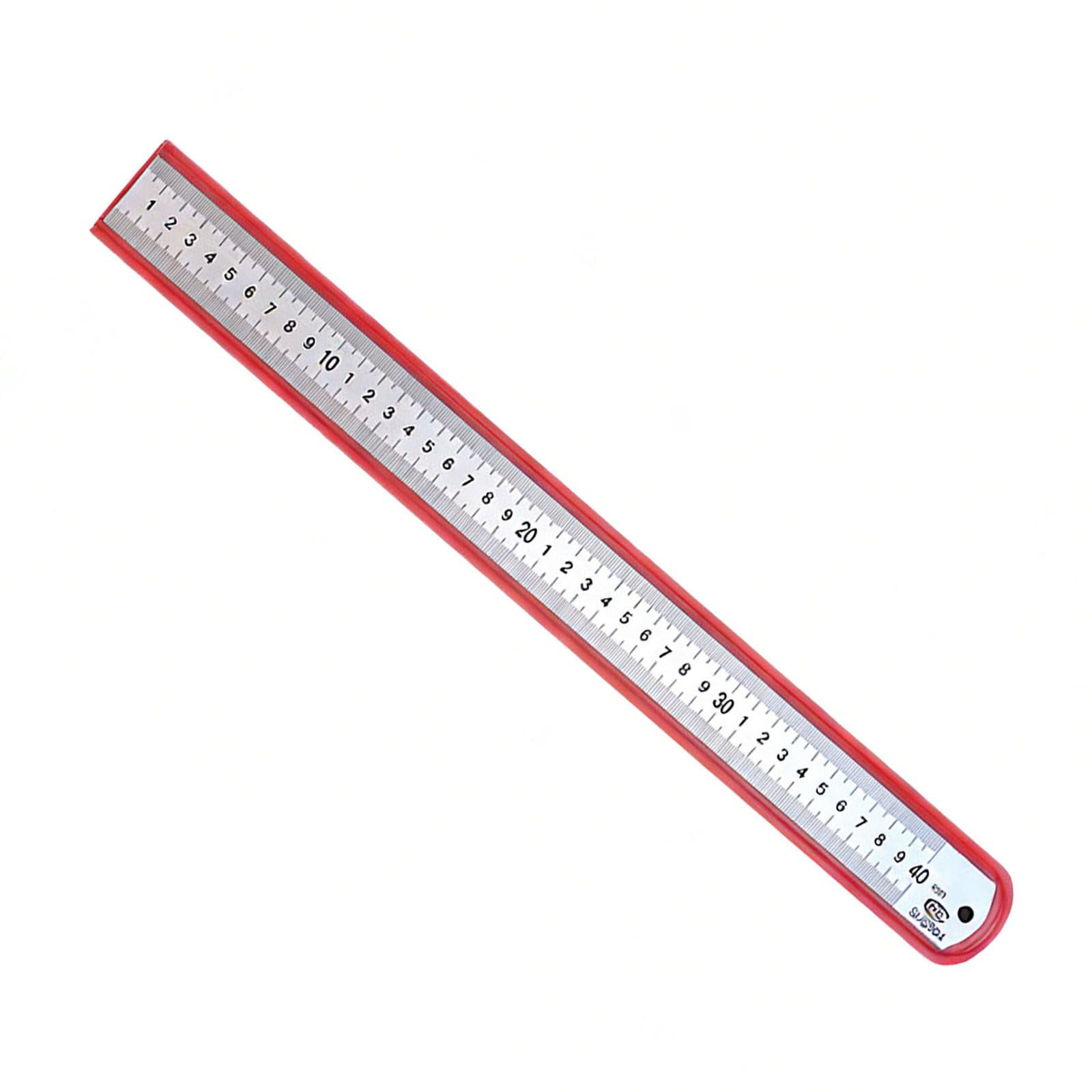 Zbiianxer 40Cm Single Side Thickened 304 Stainless Steel Ruler Rustfroof And Long Lastingly For Architects Use Various Applications Rustproof Steel Measuring Ruler