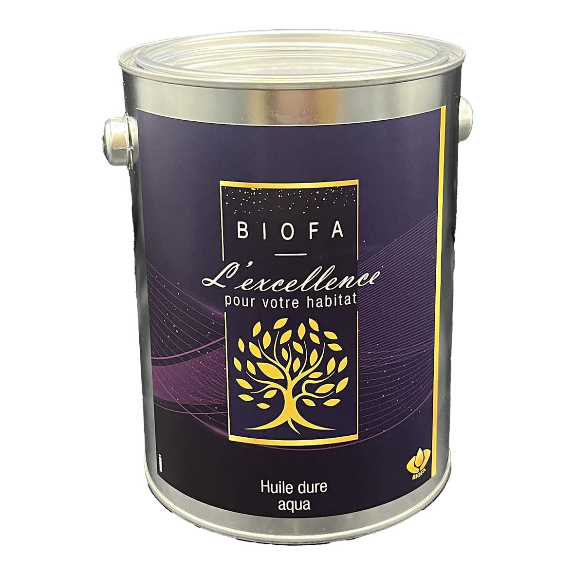 Biofa - Huile dure aqua 2,5L - Protection des bois (meubles, sols, ...) incolore - Faible teneur en COV