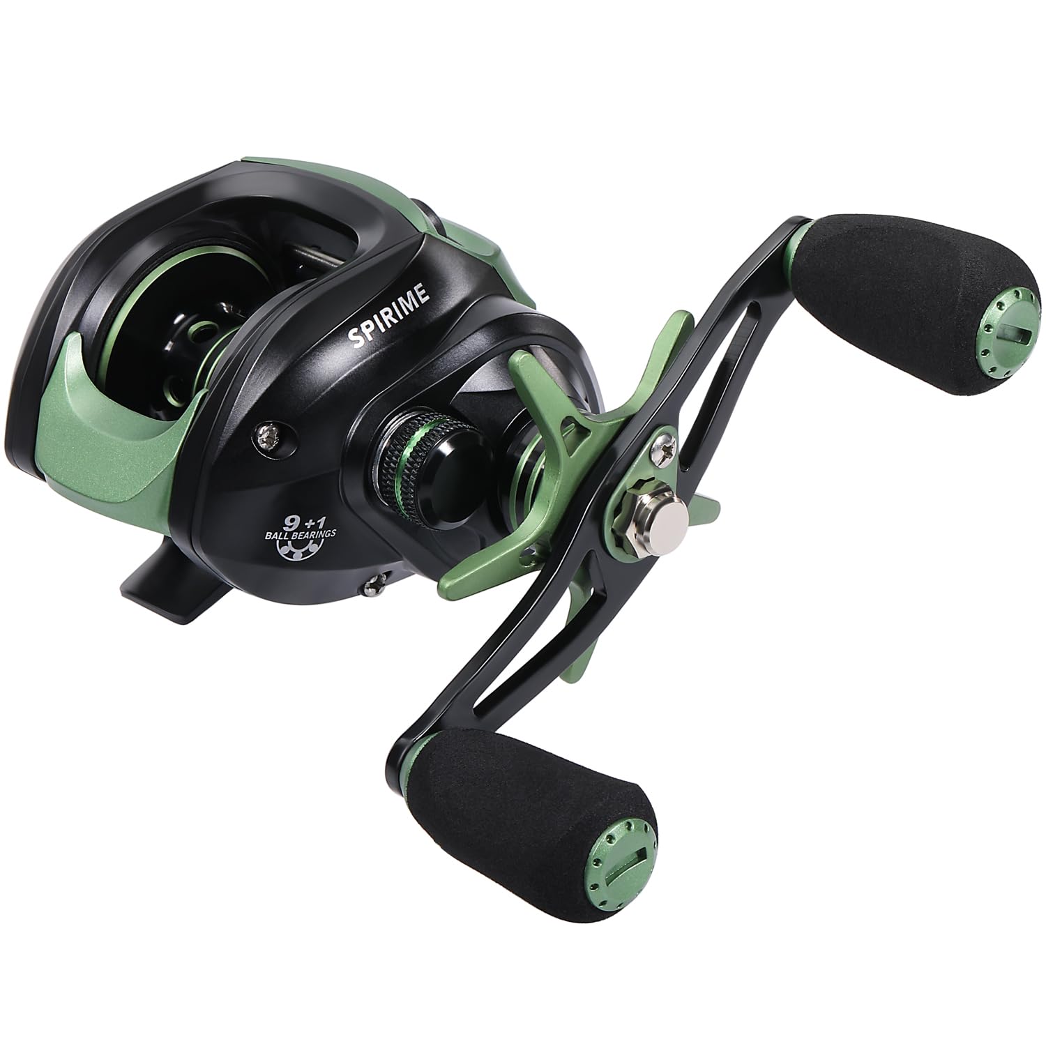 Sougayilang Fishing Baitcasting Reel, Baitcaster Fishing Reels with 9+1BB,Magnetic Braking System- Black- Right - Image 2