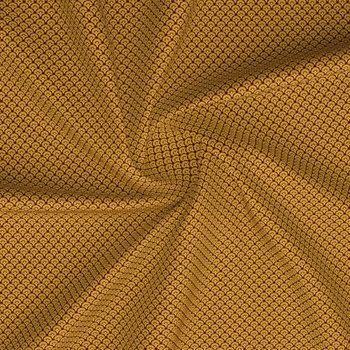 Image of BOUTIQUE LIVING Heritage Walk 100% Egyptian Cotton 200 TC Yellow Ethnic Print King Bedsheet with 2 Pillow Covers
