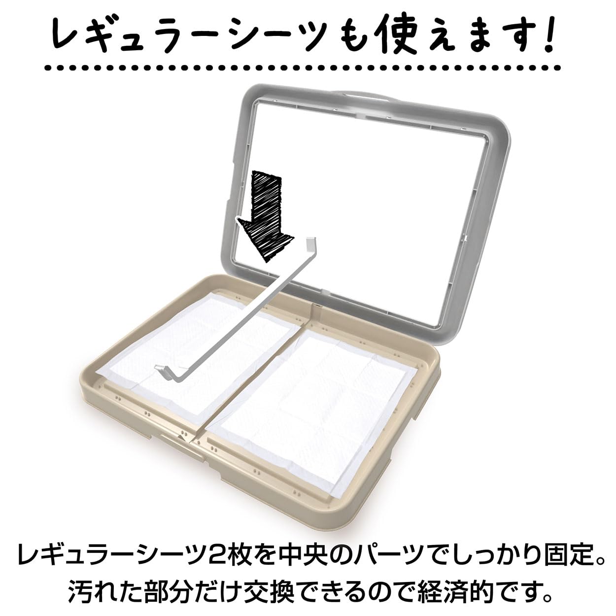 Amazon | ペティオ (Petio) 片手でらくらく ドッグトレー ホワイト