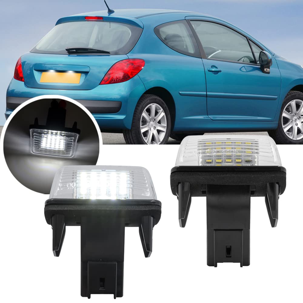 Citroen C3 2x Luces De Matrícula LED Para Skoda Octavia Tipo 5E Yeti 50  Citroen Xsara Picasso, image size:1000x1000