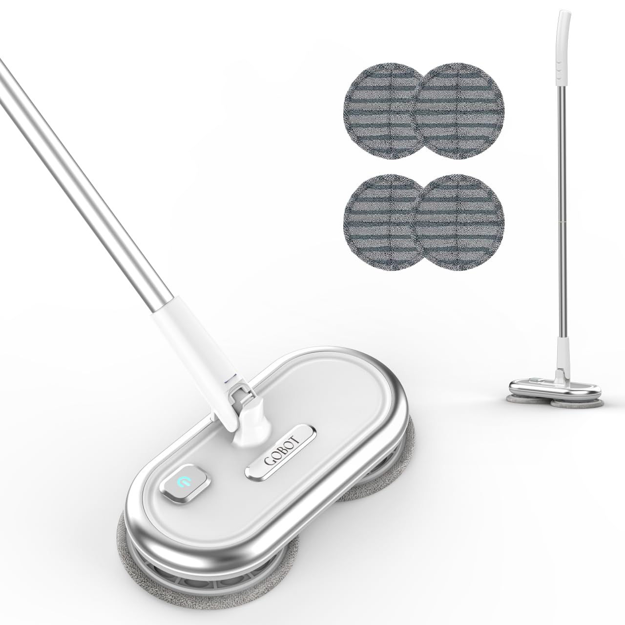 GOBOT コードレス電子モップ Amazon｜GOBOT 電動モップ コードレス回転モップクリーナー 軽量化