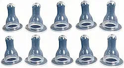 Sonne Bico De Mamadeira 100% Silicone C /10 Unidades Universal - (Não Serve Na Mamadeira Boca Larga) Marca Transparente Incolor