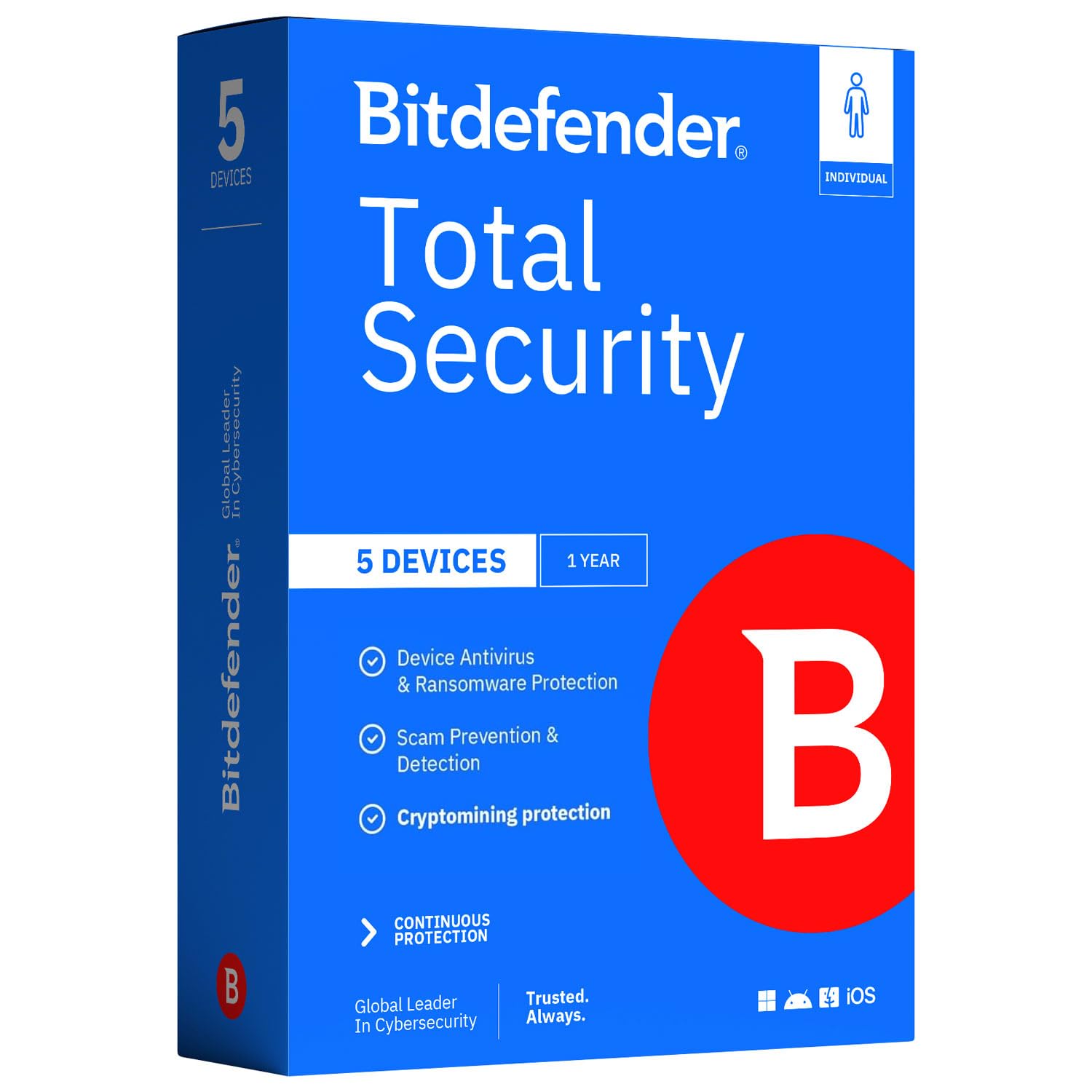 Bitdefender Total Security - 5 Devices