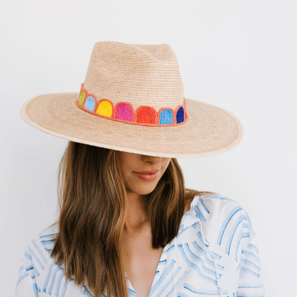 Sunshine Tienda Kandy Crochet Palm Hat
