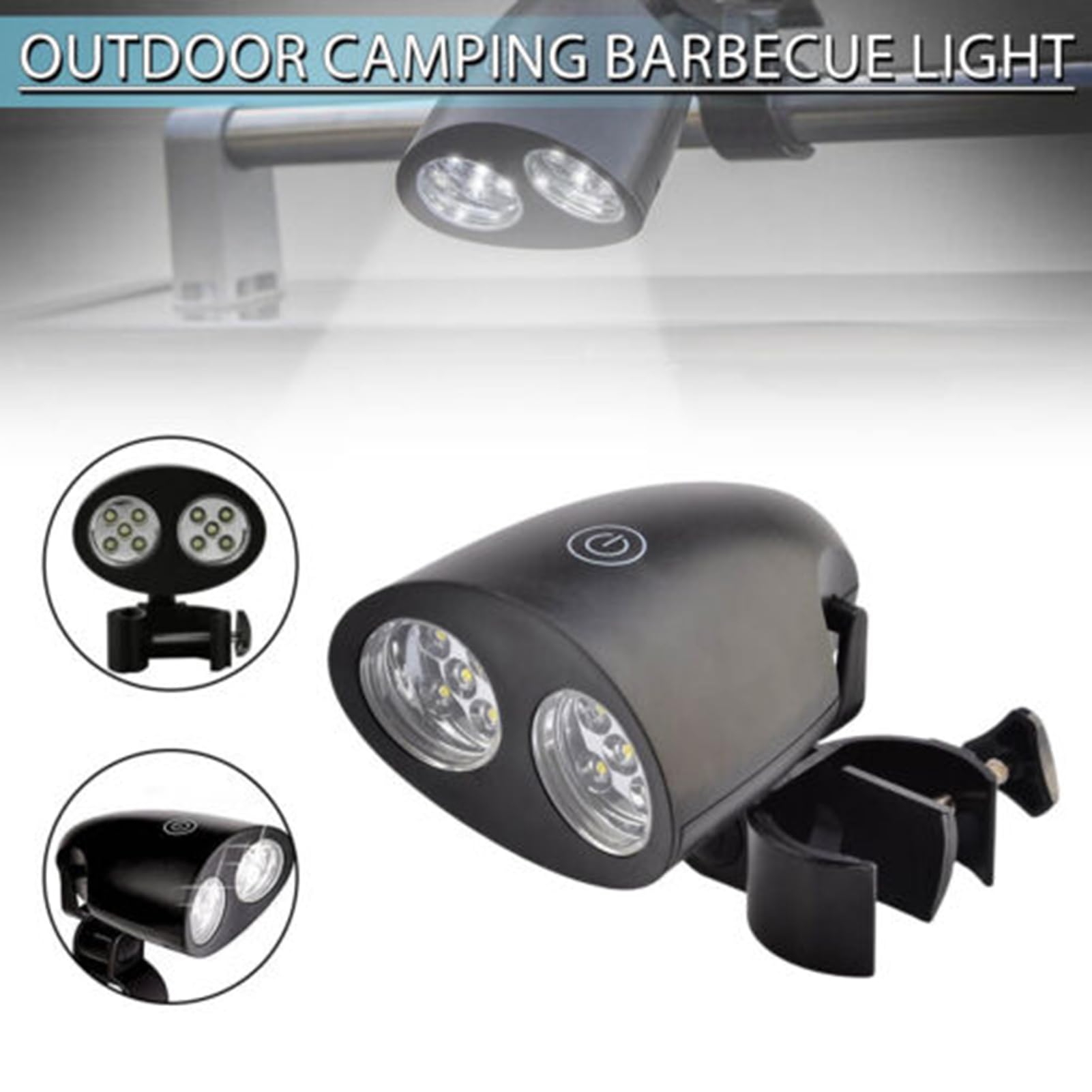 Luz De Barbacoa | Iluminación Para Barbacoa Con Rotación De 360 Grados - Luces de BBQ de Parrilla Exterior | Para Taller Mecánico Camping Cocina Al Aire Libre Trabajo En Exterior