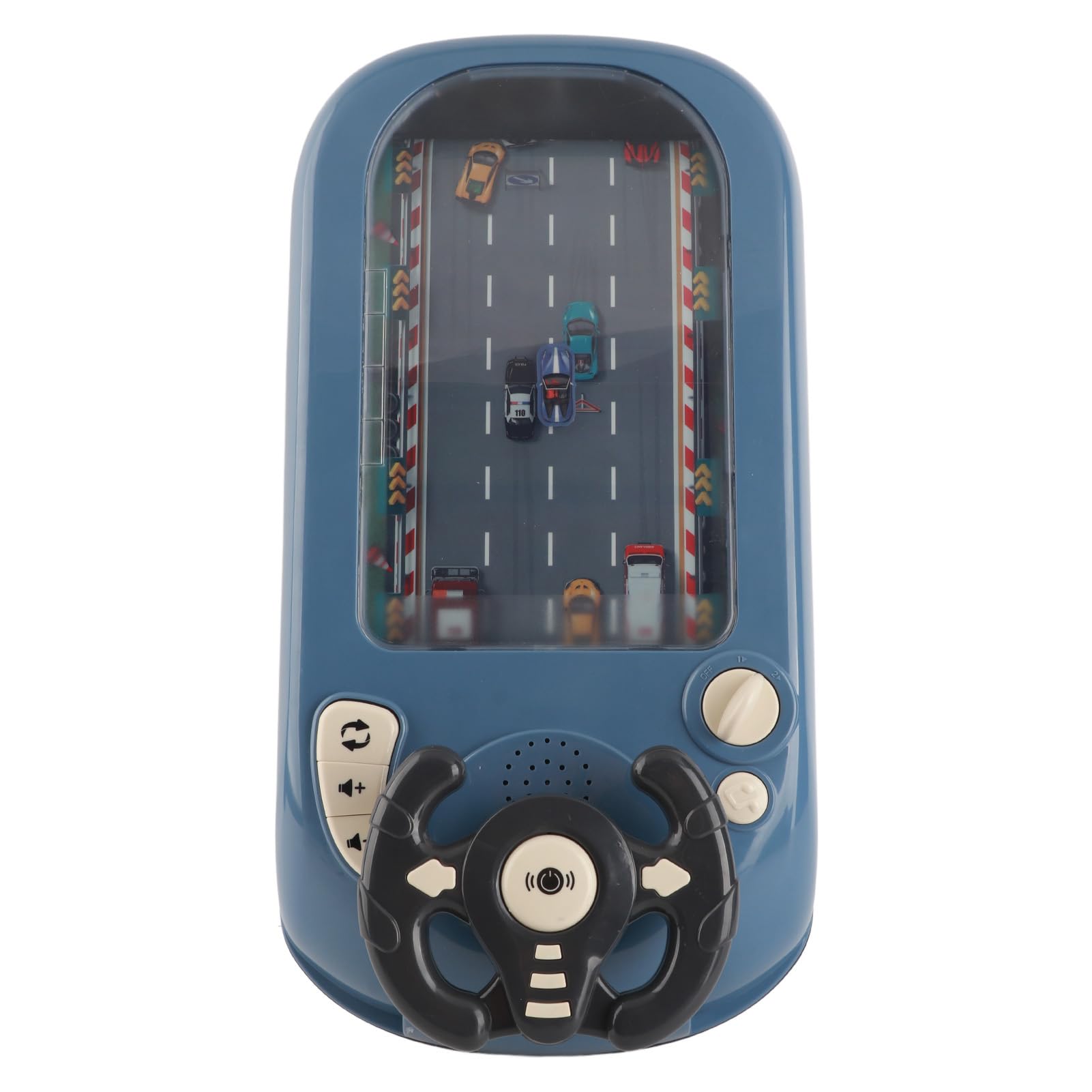 Chiyyak Children Simulation Driving Steering Wheel Toy, Interactive Racing Game for Kids, Traffic Knowledge Learning with Sound Effects, Car Steering Wheel Toy